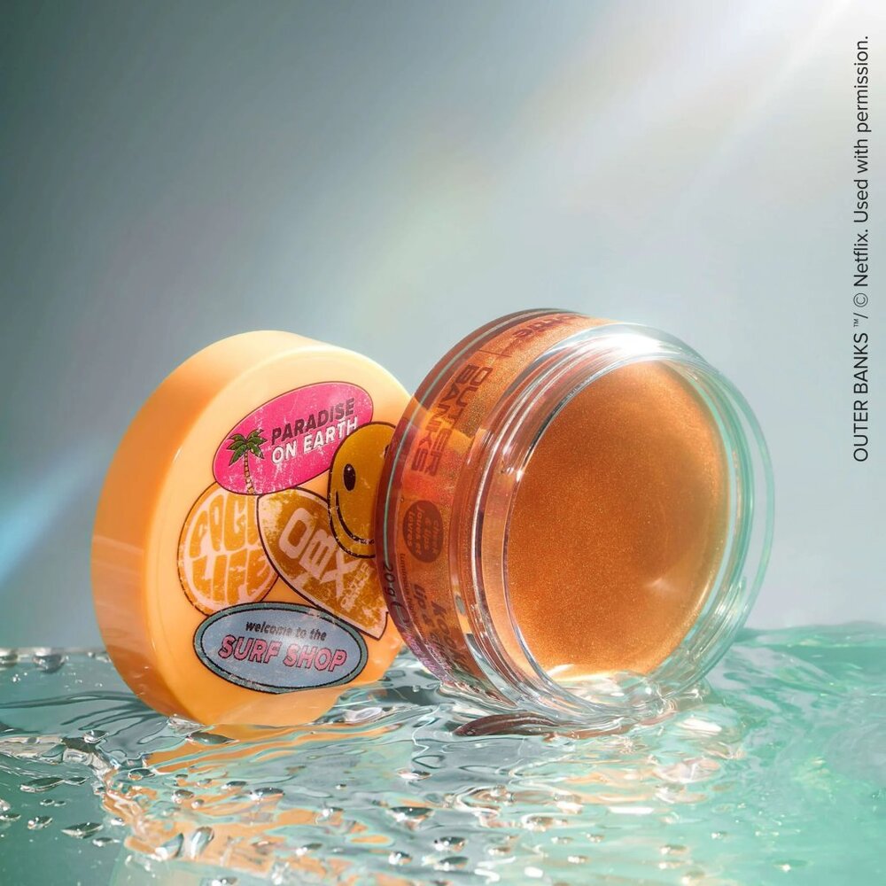 Lottie London X Outer Banks Kookproof Lip & Cheek Blush Balm, Beach Bronze, 20g